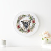 Anatolische Herder Kerstkrans Feestelijke Pup Grote Klok (Huis)