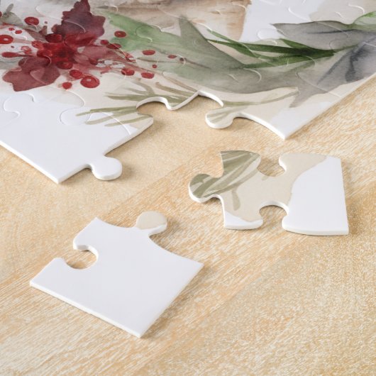 Anatolische Herder Kerstkrans Feestelijke Pup Legpuzzel (Zijkant)