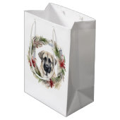 Anatolische Herder Kerstkrans Feestelijke Pup Medium Cadeauzakje (Achterkant Gekanteld)