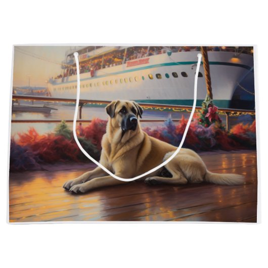 Anatolische Herder Kerstmis Cruise: Pawsome Groot Cadeauzakje (Voorkant)