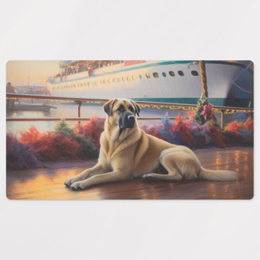 Anatolische Herder Kerstmis Cruise: Pawsome Labels (Design 2)