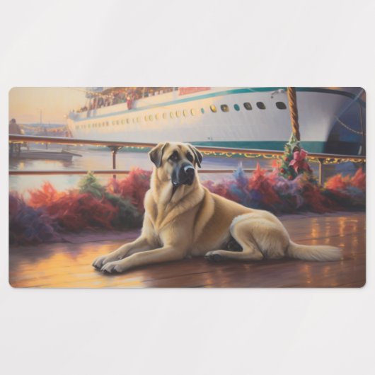 Anatolische Herder Kerstmis Cruise: Pawsome Labels (Design 1)