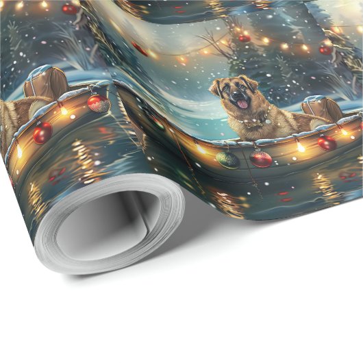 Anatolische herder kerstvakantie cadeaupapier (Rol Hoek)