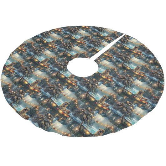 Anatolische herder kerstvakantie kerstboom rok (Gekanteld)