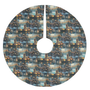 Anatolische herder kerstvakantie kerstboom rok