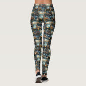 Anatolische herder kerstvakantie leggings (Achterkant)