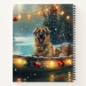 Anatolische herder kerstvakantie notitieboek (Achterkant)