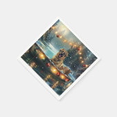 Anatolische herder kerstvakantie servet (Hoek)