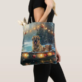 Anatolische herder kerstvakantie tote bag (Dichtbij)