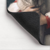 Anatolische Herder met Kerstman Kerstmis Muismat (Hoek)