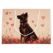 Anatolische herder met Rozen - Valentijnsdag Groot Cadeauzakje (Voorkant)