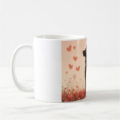 Anatolische herder met Rozen - Valentijnsdag Koffiemok (Links)