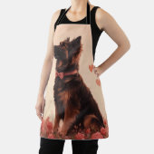 Anatolische herder met Rozen - Valentijnsdag Schort (Insitu)