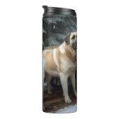 Anatolische Herder Sneeuwslee Kerstdecoratie Thermosbeker (Geroteerd rechts)