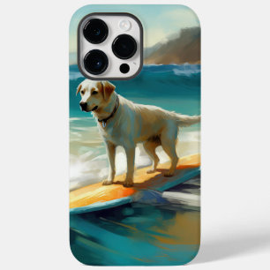 Anatolische herder strand surfen schilderij Case-Mate iPhone 14 pro max hoesje