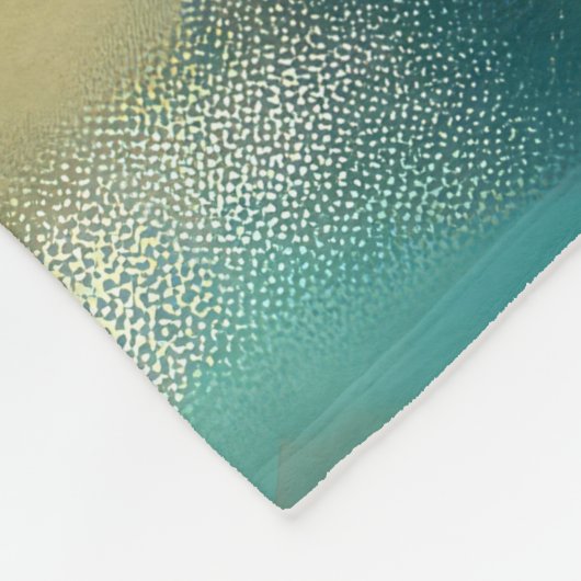 Anatolische herder strand surfen schilderij fleece deken (Hoek)