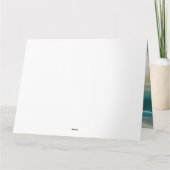 Anatolische herder strand surfen schilderij kaart (Achterkant)