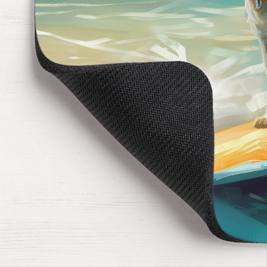 Anatolische herder strand surfen schilderij muismat (Hoek)