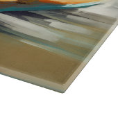 Anatolische herder strand surfen schilderij snijplank (Hoek)