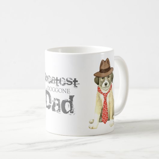 Anatolische herder vader koffie Mok (Voorkant rechts)