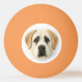 Anatolische Herdershond 3D Geïnspireerd Pingpongbal (Achterkant)
