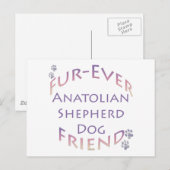 Anatolische herdershond Furever Briefkaart (Voorkant / Achterkant)