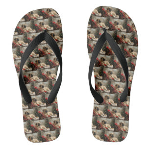 Anatolische Herdershond Kerstfeest Teenslippers