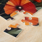 Anatolische Herdershond Papaver Veld Kunst Legpuzzel (Zijkant)