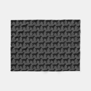Anatolische Herdershond Silhouet Patroon Fleece Deken