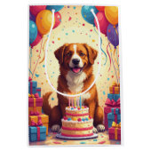 Anatolische Herdershond Verjaardagsfeest Medium Cadeauzakje (Voorkant)