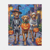 Anatolische herdershonden Halloween kostuums Fleece Deken (Voorkant)