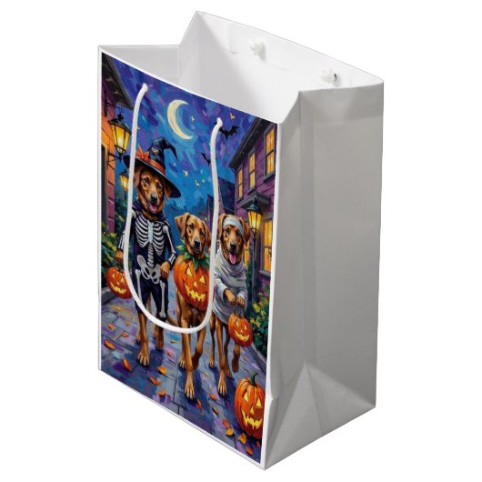 Anatolische herdershonden Halloween kostuums Medium Cadeauzakje (Voorkant Gekanteld)