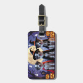 Anatolische Herdershonden Pompoen Halloween Grappi Bagagelabel (Voorkant verticaal)