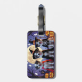 Anatolische Herdershonden Pompoen Halloween Grappi Bagagelabel (Achterkant verticaal)