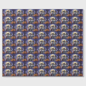 Anatolische Herdershonden Pompoen Halloween Grappi Cadeaupapier (Vlak)