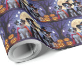 Anatolische Herdershonden Pompoen Halloween Grappi Cadeaupapier (Rol Hoek)