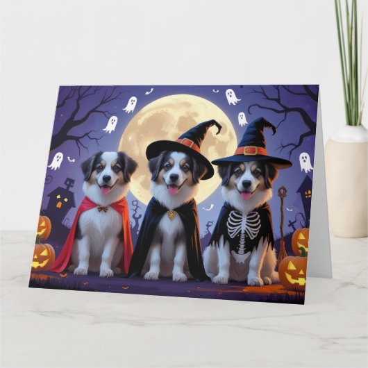 Anatolische Herdershonden Pompoen Halloween Grappi Kaart (Voorkant)