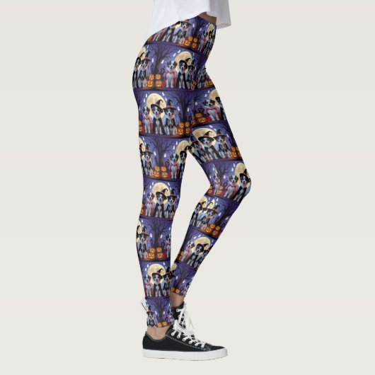 Anatolische Herdershonden Pompoen Halloween Grappi Leggings (Rechts)
