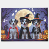 Anatolische Herdershonden Pompoen Halloween Grappi Magneet (Voorkant)