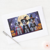 Anatolische Herdershonden Pompoen Halloween Grappi Rechthoekige Sticker (Envelop)