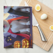 Anatolische Herdershonden Pompoen Halloween Grappi Theedoek (Quarter Fold)