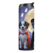 Anatolische Herdershonden Pompoen Halloween Grappi Thermosbeker (Gedraaid links)