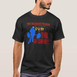 Anatoly - kan ik hier schoon-grappige gym grap t-shirt