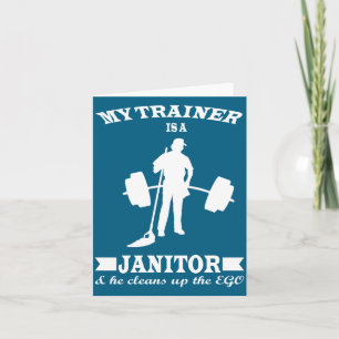 Anatoly mijn trainer is conciërge Grappige gym gra Kaart