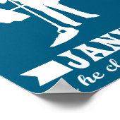 Anatoly My Trainer Is Janitor Funny Gym Prank Poster (Hoek)