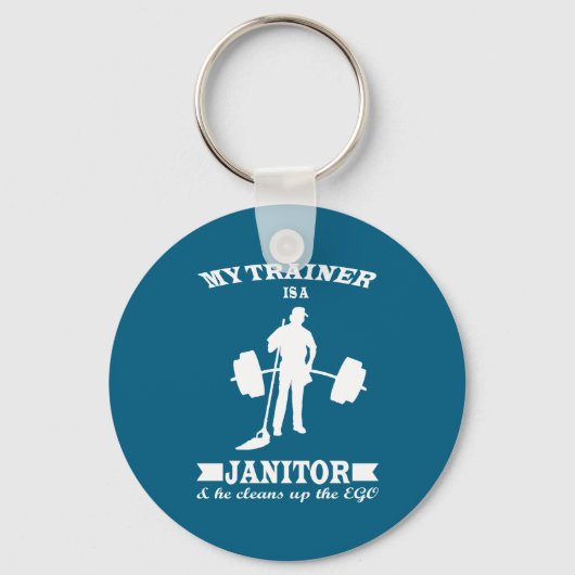 Anatoly My Trainer Is Janitor Funny Gym Prank  Sleutelhanger (Voorkant)