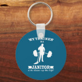 Anatoly My Trainer Is Janitor Funny Gym Prank  Sleutelhanger (Voorkant)