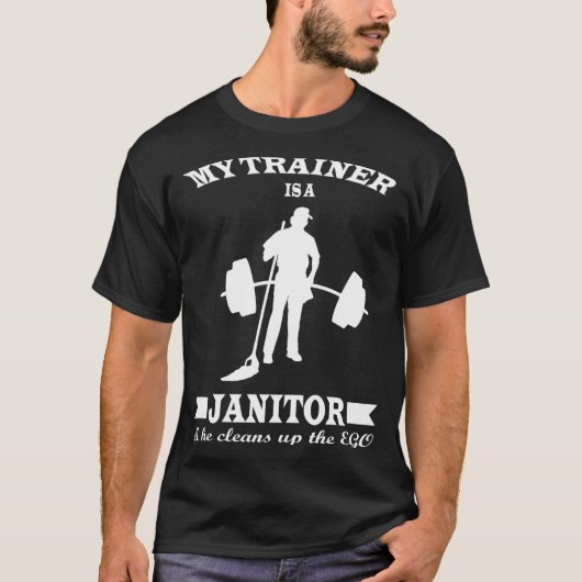 Anatoly My Trainer Is Janitor Funny Gym Prank  T-shirt (Voorkant)