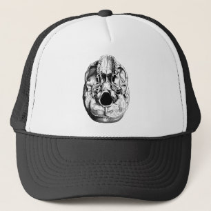 Anatomeeënbasis zwart-wit trucker pet