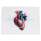 Anatomical Heart - Artistic Medical Illustration Groot Cadeauzakje (Voorkant)